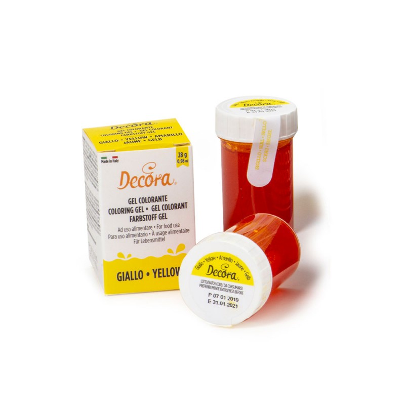 GEL COLORANTE DECORA GIALLO 28 GR