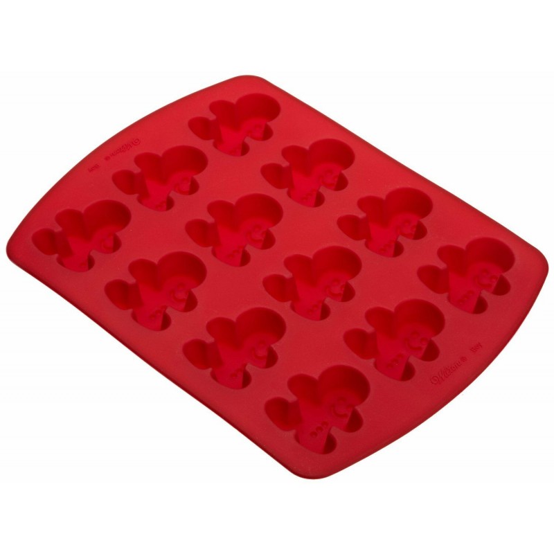 PIASTRA IN SILICONE GINGERBREAD 12 CAVITA' WILTON