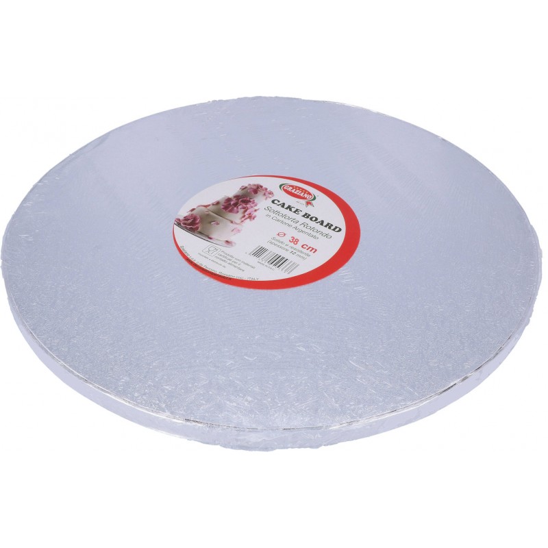 VASSOIO CAKE BOARD ROTONDO 38 GRAZIANO