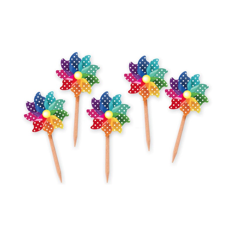 25 Picks Sagomati 4 x 7 cm Girandole - BIG PARTY