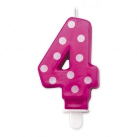 Candeline, Candeline Numero, Candeline Numero Pois, default, Every Day, Pois Fuxia