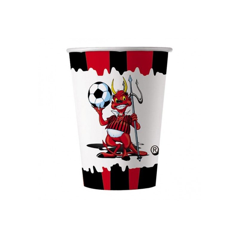 10 BICCHIERI cc 200 DIABLOTTO ROSSONERO BIG PARTY