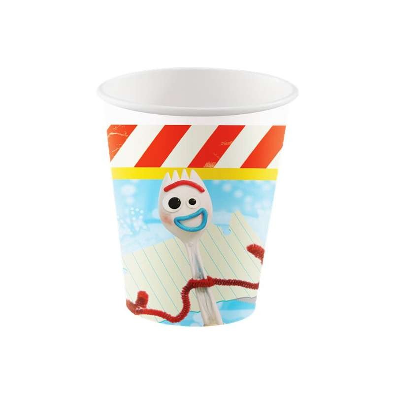 8 BICCHIERI CARTA 200 ml TOY STORY 4