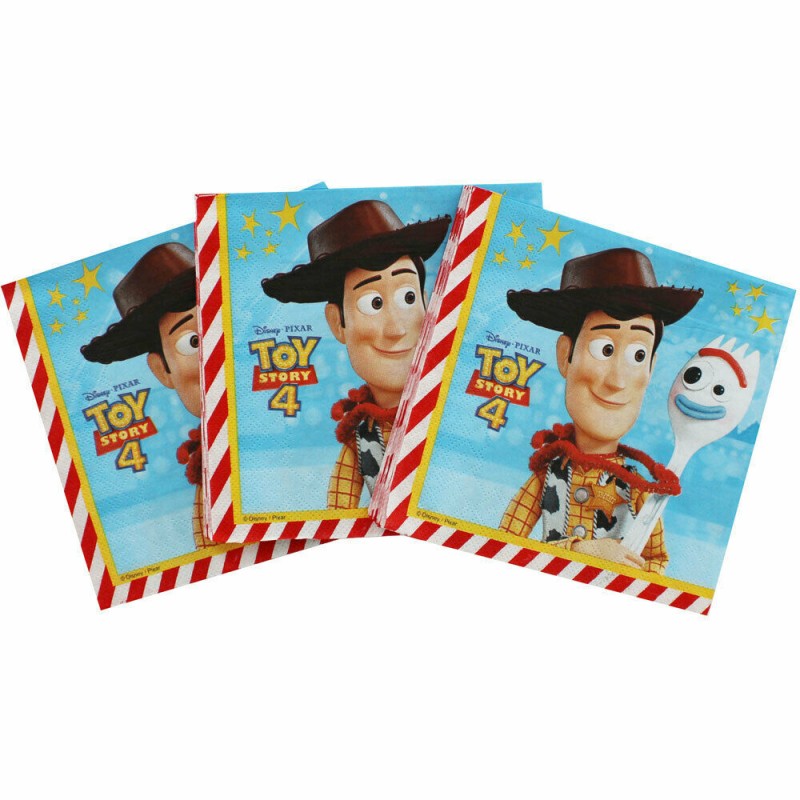 20 TOVAGLIOLI CM 33X33 TOY STORY 4