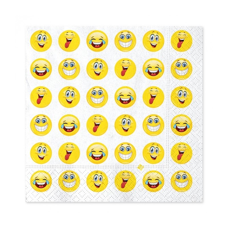 EMOTICONS TOVAGLIOLI CM 33 X 33 PZ 20 BIG PARTY