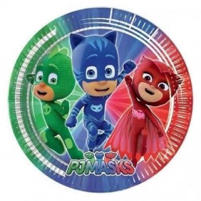 PJ  MASK PIATTI CM 19,5 PZ 8