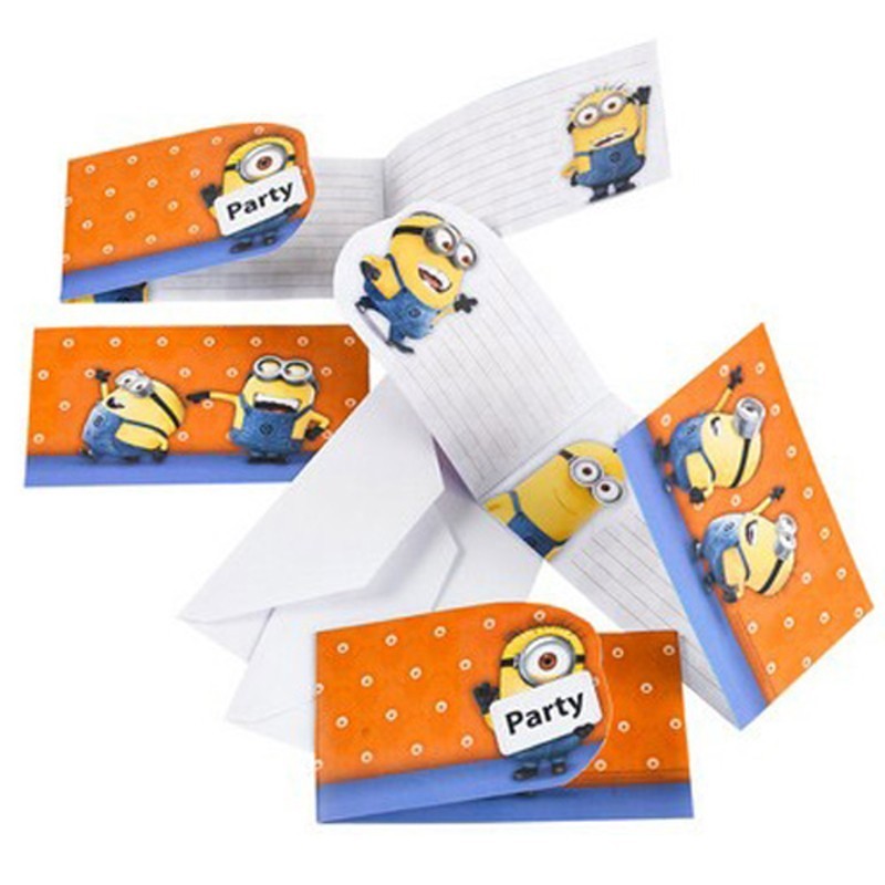 INVITI COMPLEANNO CATTIVISSIMO ME PZ 6  AMSCAN