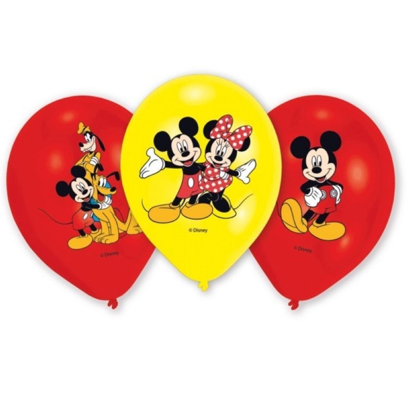 Palloncini topolino lattice 6 pz - AMSCAN
