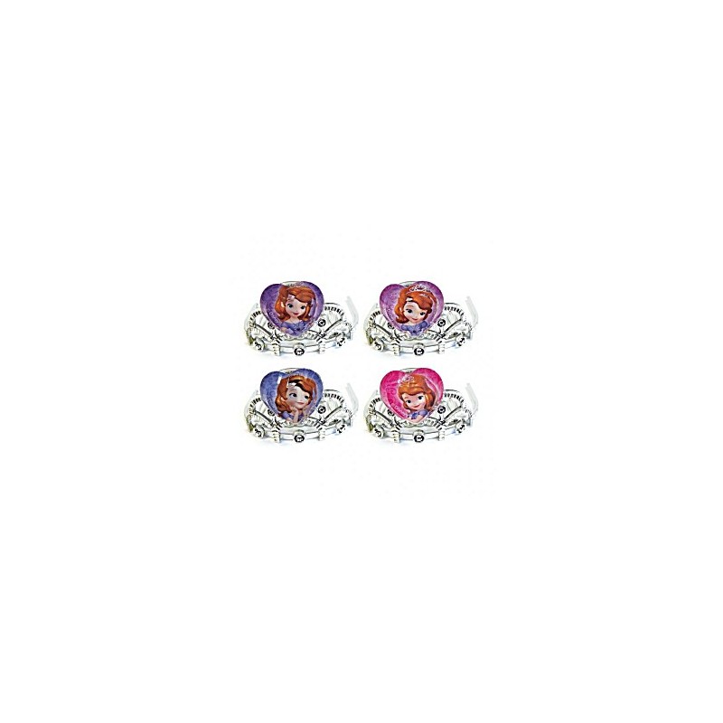 Sofia The First Tiara Set di 4 AMSCAN