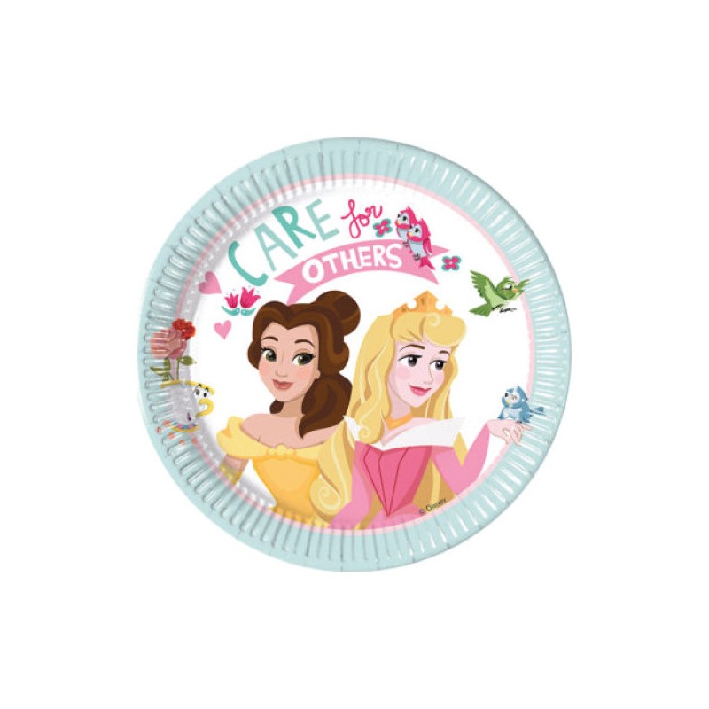 Piattini Dessert Principesse Disney – Dare To Dream 8 pz DECORATA PARTY