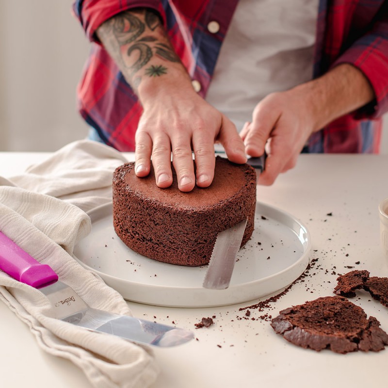 COLTELLO PER PAN DI SPAGNA LAMA 30 CM DECORA