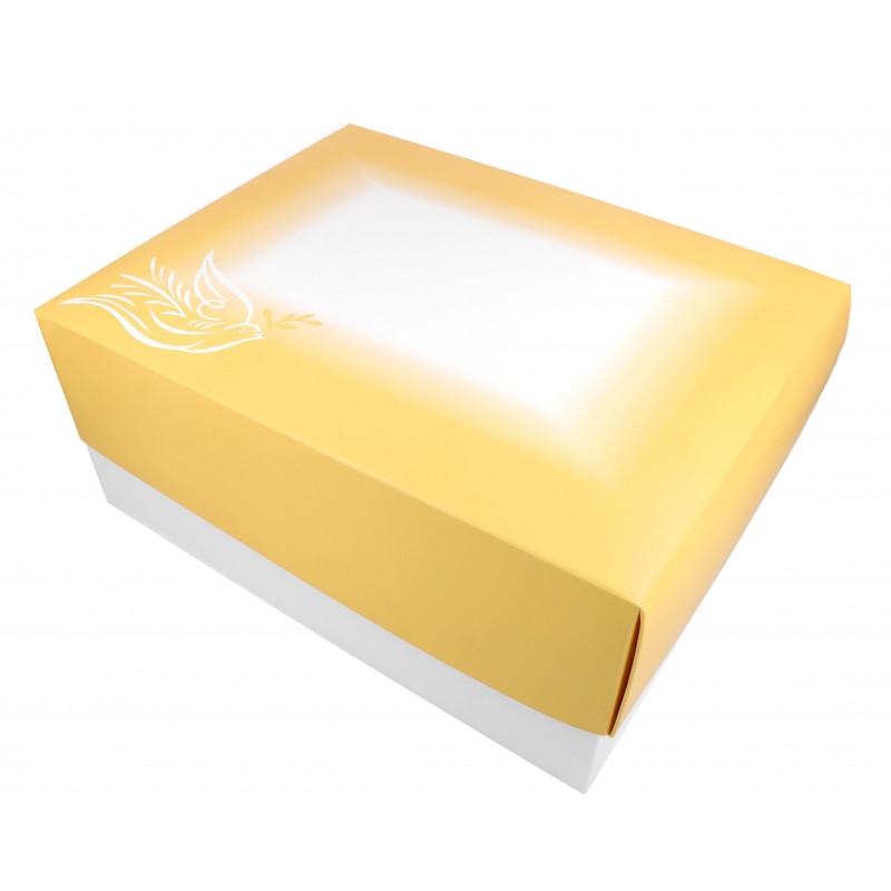 SCATOLA PORTA COLOMBA GIALLO  GRAZIANO