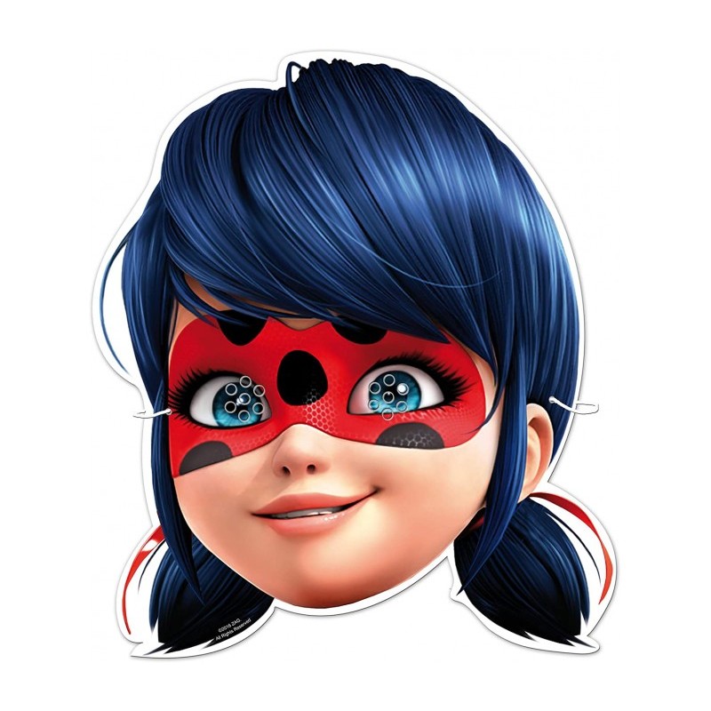 6 Maschere Ladybug VERBETENA