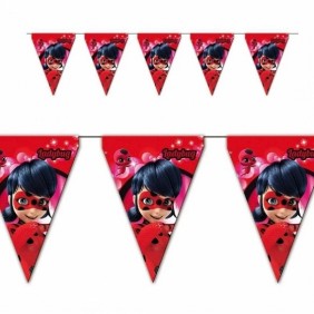 Bandierine Ladybug - Miraculous 3 METRI VERBETENA