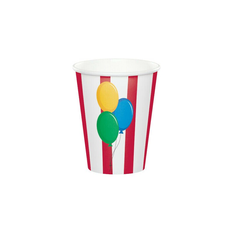 Coordinato Circo - Bicchiere Carta 266 ml - 8 pz  PAPER ART