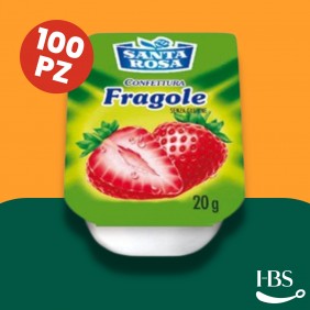 Confettura Fragole Plastica SANTA ROSA 100 Pz x 20 Gr