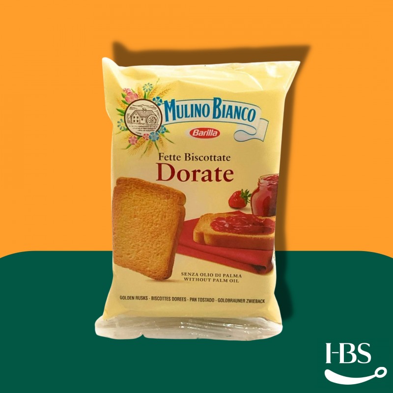 Fette Biscottate Dorate Monoporzione 17g x 100 pz Mulino Bianco
