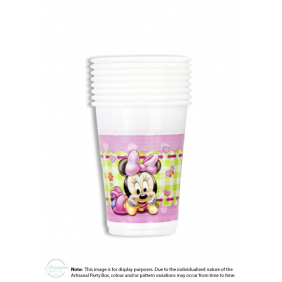 8 BICCHIERI PLASTICA MINNIE...