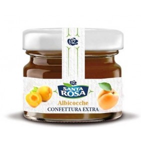 Confettura Extra Albicocche in Vetro SANTA ROSA 48 Pz x 28 Gr